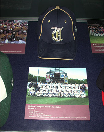 Hat in the Baseball Hall of Fame exhibit